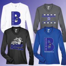 BHS Swimming Ladies Long Sleeve Tech Tee BHS Swimming Ladies Long Sleeve Tech Tee